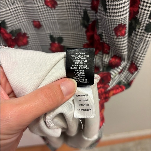 Torrid Floral Houndstooth Dress with Coordinating Duster Sweater - Picture 8 of 12